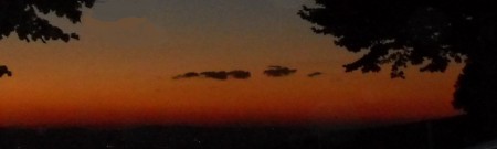 Crepuscolo ! Panoramica da Cortona.